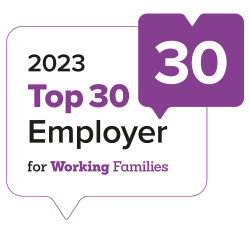 10 of 10 logos - Top 30 Employer for Working Families 