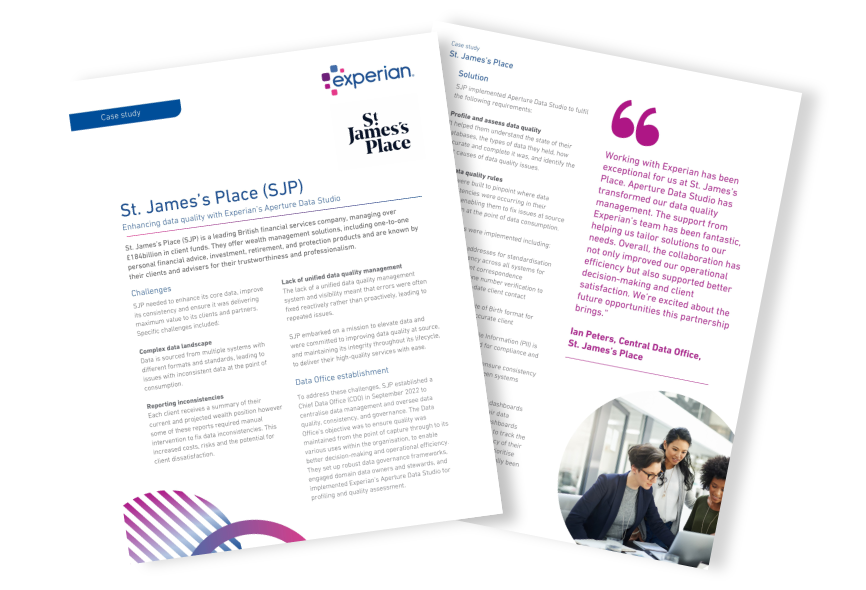 Transforming St. James’s Place’s financial data management